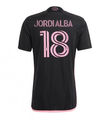 Inter Miami Jordi Alba #18 Segunda Equipación 2024-25 Manga Corta